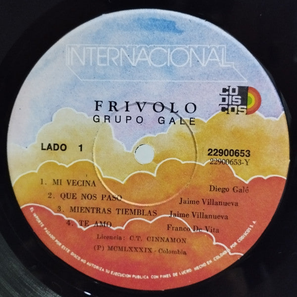 Grupo Galé : Frívolo (LP, Album)