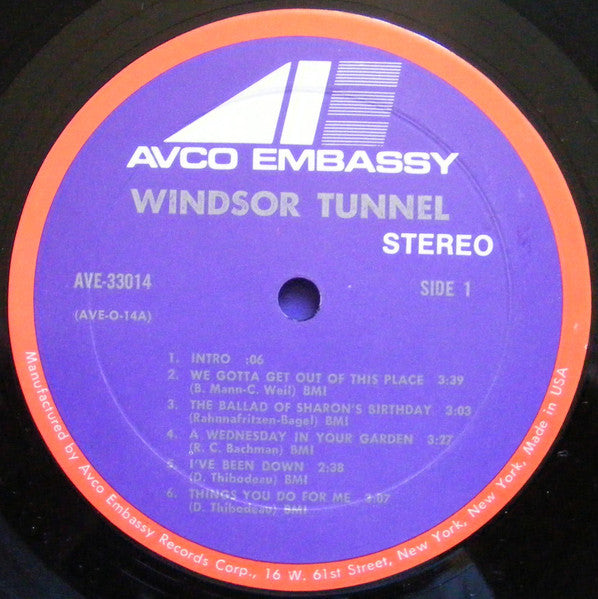 Windsor Tunnel : Windsor Tunnel (LP, Album)