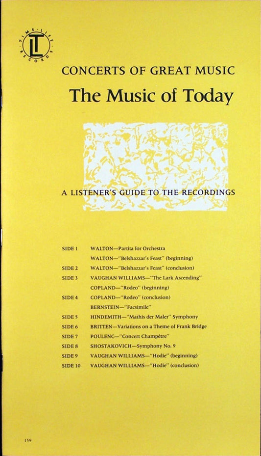 Various - The Music Of Today - Concert vinyl record, 5xLP (Mint (M)) | Lulo Records