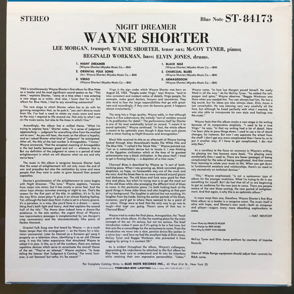 Wayne Shorter : Night Dreamer (LP, Album, RE)