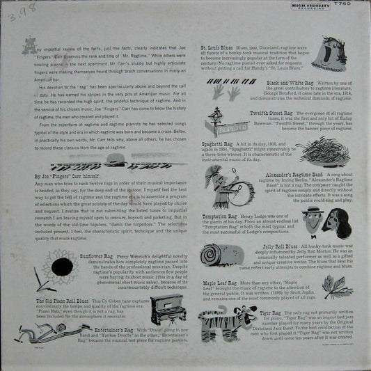 Joe "Fingers" Carr - Mister Ragtime vinyl record, LP (Very Good Plus (VG+)) | Lulo Records