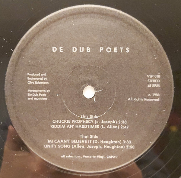 De Dub Poets : De Dub Poets (12", EP)