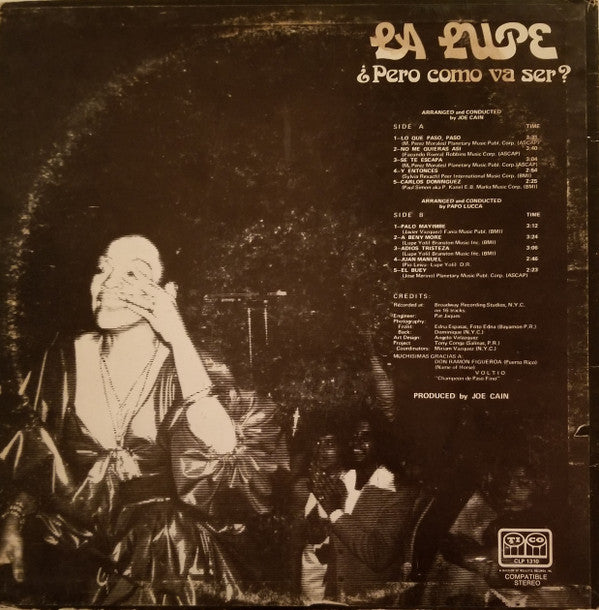 La Lupe : Pero Como Va Ser? (LP, Album)