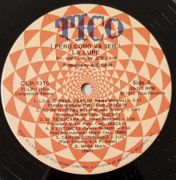 La Lupe : Pero Como Va Ser? (LP, Album)