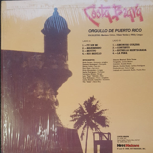Costa Brava : Orgullo De Puerto Rico (LP, Album)