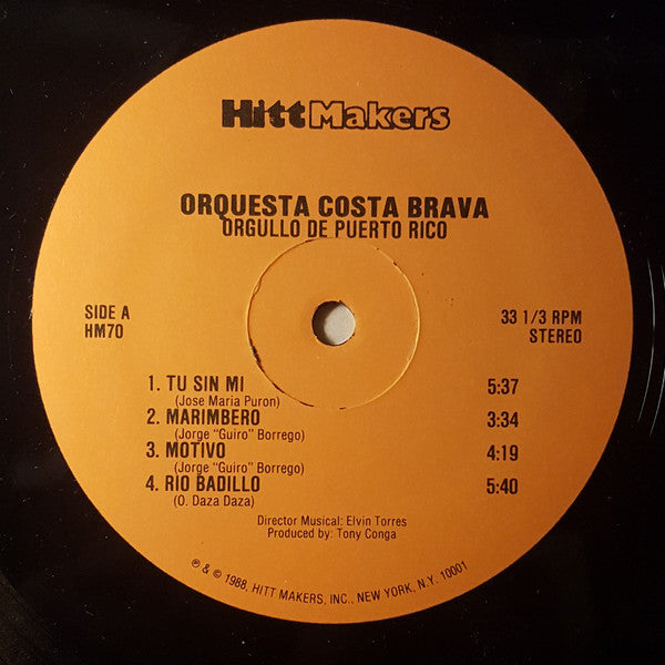 Costa Brava : Orgullo De Puerto Rico (LP, Album)