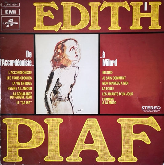 Edith Piaf : De L'accordéoniste À Milord - Vol. 1 (LP, Comp)