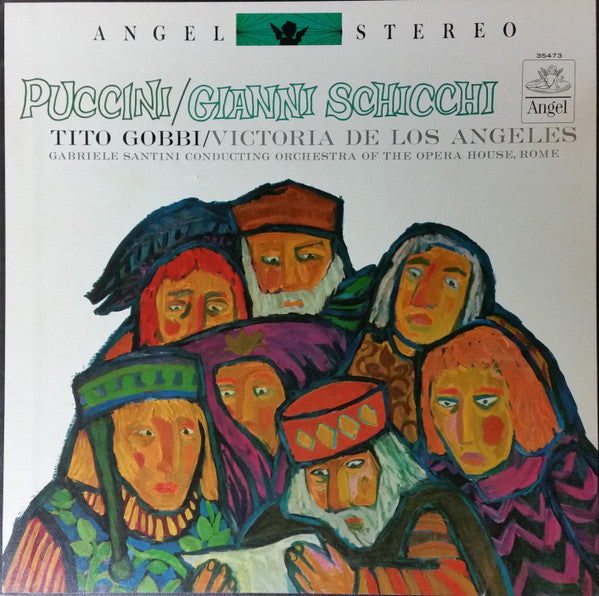Giacomo Puccini - Tito Gobbi, Victoria De Los Angeles, Orchestra Del Teatro Dell'Opera Di Roma, Gabriele Santini (2) : Gianni Schicchi (LP, RE + Box)