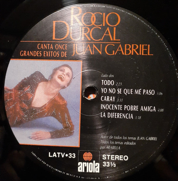 Rocio Durcal* : Canta Once Grandes Éxitos De Juan Gabriel (LP, Album)