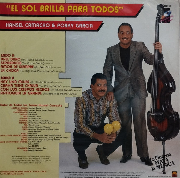 Hansel Camacho & Porky García : El Sol Brilla Para Todos (LP)