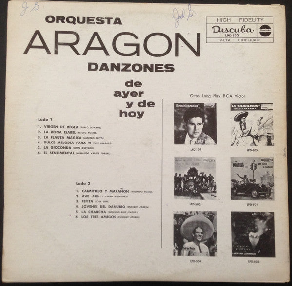 Orquesta Aragon : Danzones De Ayer Y De Hoy Vol. II (LP)