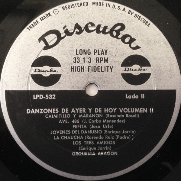 Orquesta Aragon : Danzones De Ayer Y De Hoy Vol. II (LP)