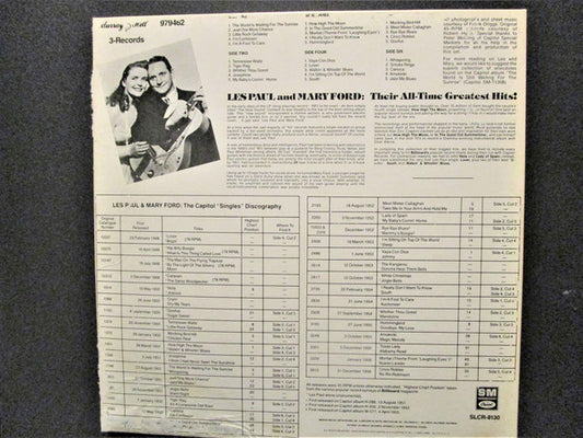 Les Paul & Mary Ford - Their All-Time Greatest Hits! vinyl record, 3xLP (Mint (M)) | Lulo Records