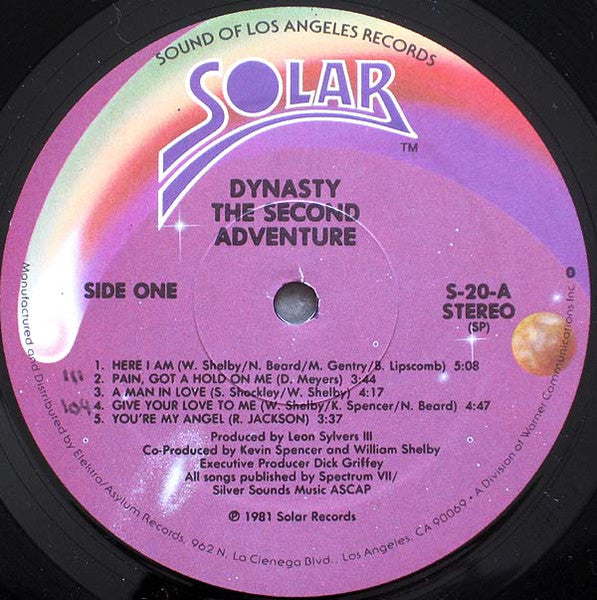 Dynasty : The Second Adventure (LP, Album, SP)