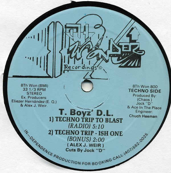T. Boyz D.L. : Techno Trip To Blast / Let Me Hear The Crowd Shout (12")