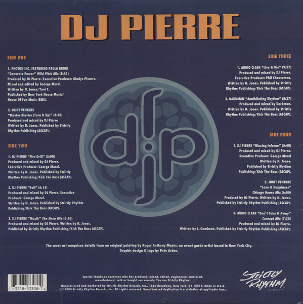 DJ Pierre : DJ Pierre (2xLP, Comp)