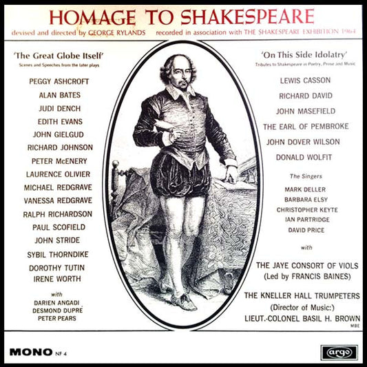 Various : Homage To Shakespeare (LP, Mono + Box)
