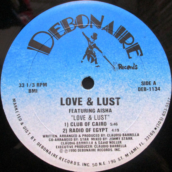Love & Lust Featuring Aisha (5) : Love & Lust (12")