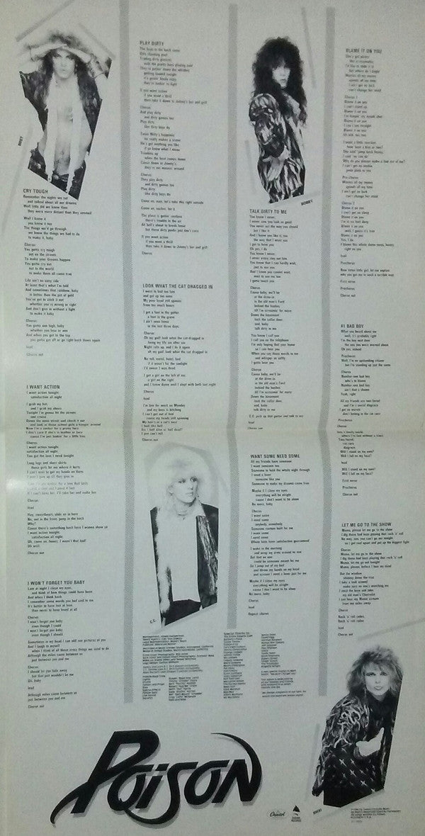 Poison (3) : Look What The Cat Dragged In (LP, Album, All)