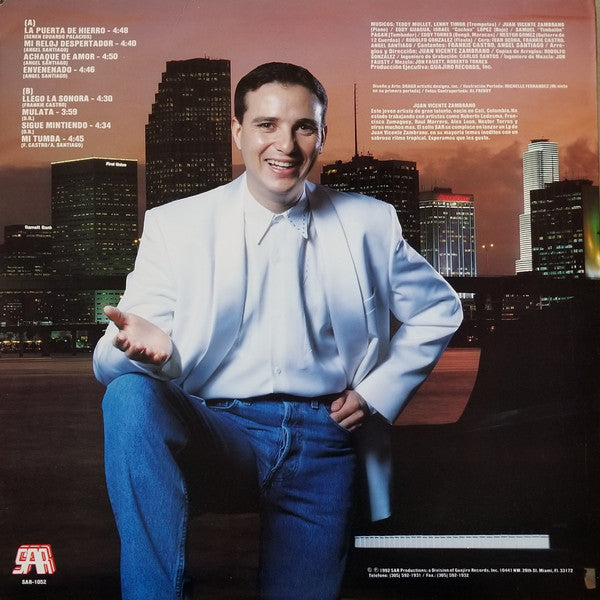Juan Vicente Zambrano Y La Sonora Miami : Juan Vicente Zambrano Y La Sonora Miami (LP, Album)