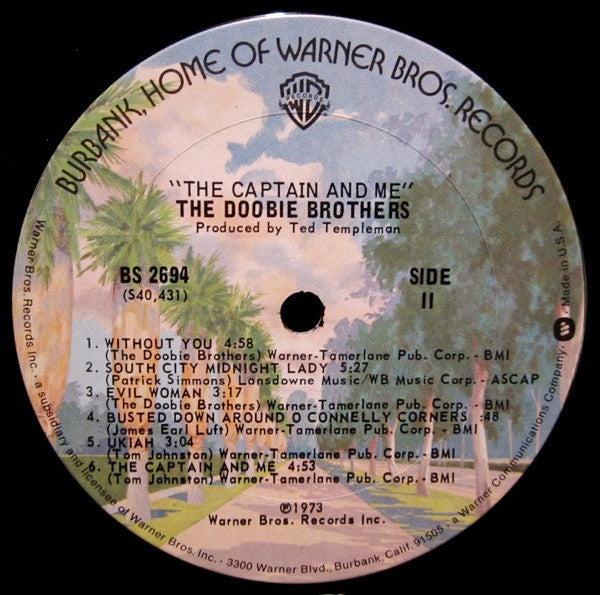 The Doobie Brothers : The Captain And Me (LP, Album, RP, Ter)