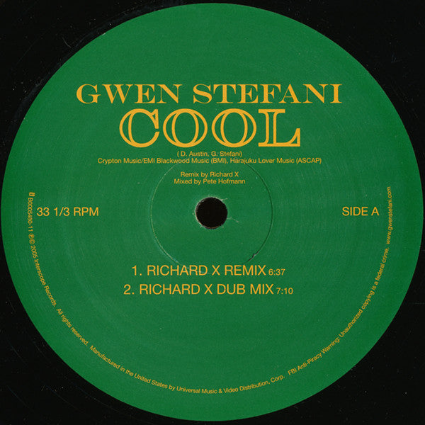 Gwen Stefani : Cool (12")