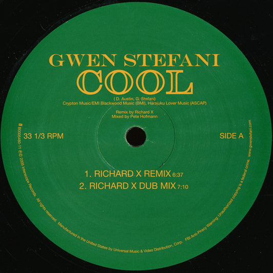 Gwen Stefani - Cool vinyl record, 12" (Near Mint (NM or M-)) | Lulo Records