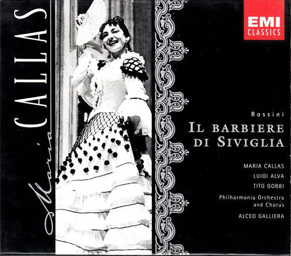 Gioacchino Rossini - Maria Callas, Luigi Alva, Tito Gobbi, Philharmonia Orchestra And Philharmonia Chorus, Alceo Galliera : Il Barbiere Di Siviglia (2xCD, Album, RE, RM + Box, Sli)