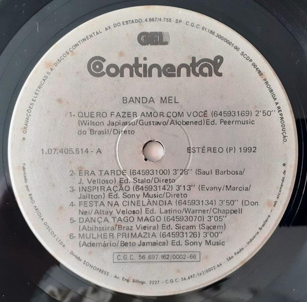 Banda Mel : Banda Mel (LP, Album)