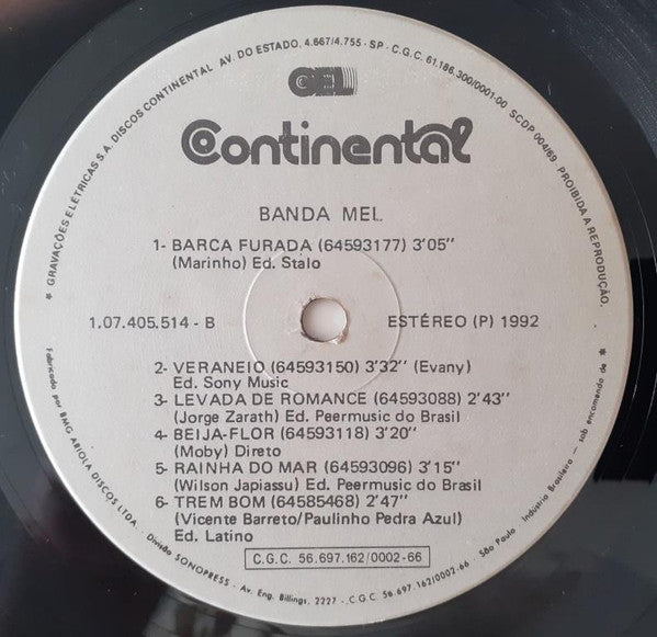 Banda Mel : Banda Mel (LP, Album)