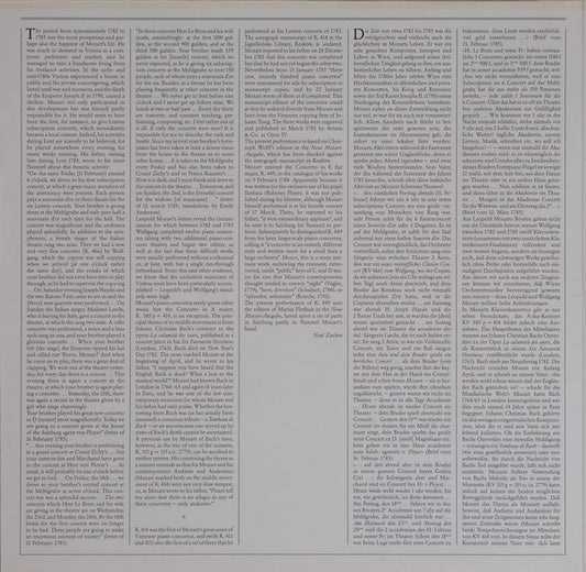 Wolfgang Amadeus Mozart - Malcolm Bilson • The English Baroque Soloists • John Eliot Gardiner - Piano Concertos Nos. 12 & 14 • Klavierkonzerte • Concertos Pour Piano K.414 & K.449 vinyl record, LP (Near Mint (NM or M-)) | Lulo Records