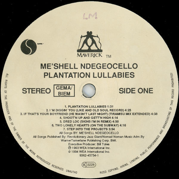 Buy Me'Shell NdegéOcello : Plantation Lullabies (LP, Album) Online