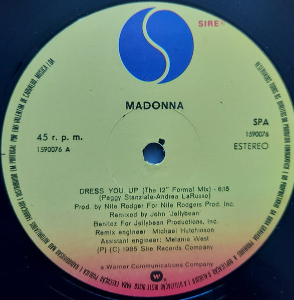 Madonna : Dress You Up (12", Maxi)