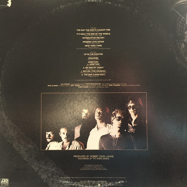 City Boy : The Day The Earth Caught Fire (LP, Album, Pre)