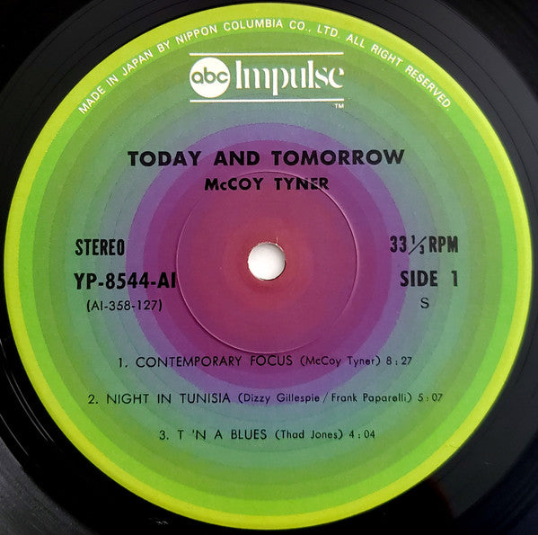 McCoy Tyner : Today And Tomorrow (LP, Album, RE)