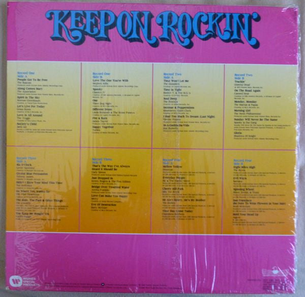 Various : Keep On Rockin' (4xLP, Comp)
