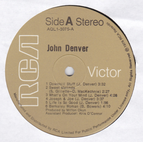 John Denver : John Denver (LP, Album)