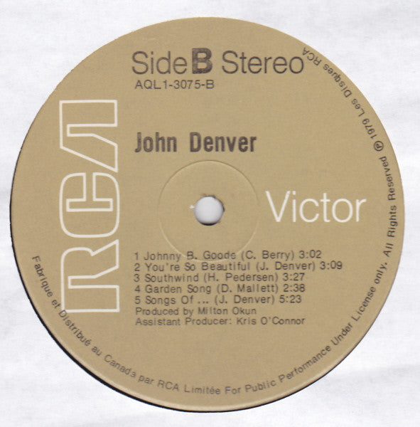 John Denver : John Denver (LP, Album)