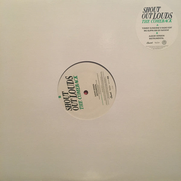 Shout Out Louds : The Comeback (12", Promo)