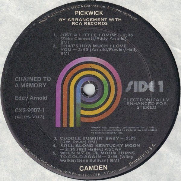 Eddy Arnold : Chained To A Memory (2xLP, Comp)