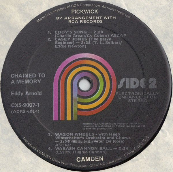 Eddy Arnold : Chained To A Memory (2xLP, Comp)