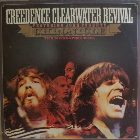 Creedence Clearwater Revival Featuring John Fogerty : Chronicle - The 20 Greatest Hits (2xLP, Comp, RP, San)