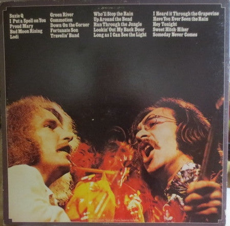 Creedence Clearwater Revival Featuring John Fogerty : Chronicle - The 20 Greatest Hits (2xLP, Comp, RP, San)