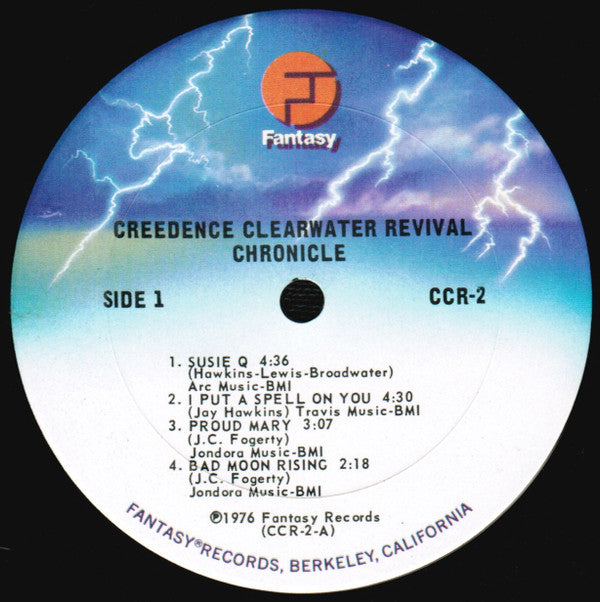 Creedence Clearwater Revival Featuring John Fogerty : Chronicle - The 20 Greatest Hits (2xLP, Comp, RP, San)