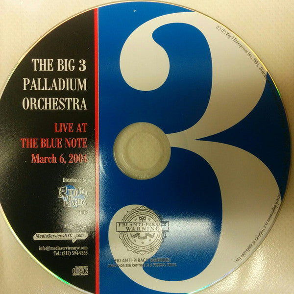 The Big 3 Palladium Orchestra : Performing Live At The Blue Note (CD, Album)