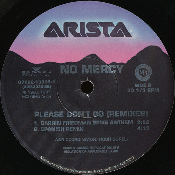 No Mercy : Please Don't Go (Remixes) (2x12", Maxi)