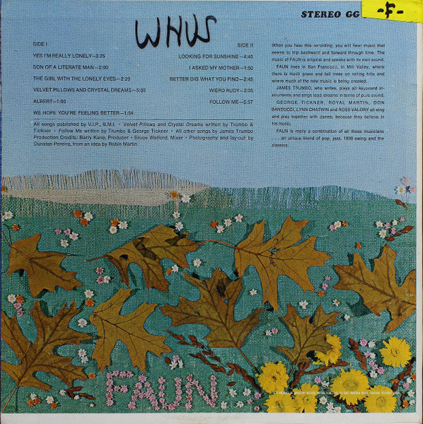 Faun (10) : Faun (LP, Album, Promo)