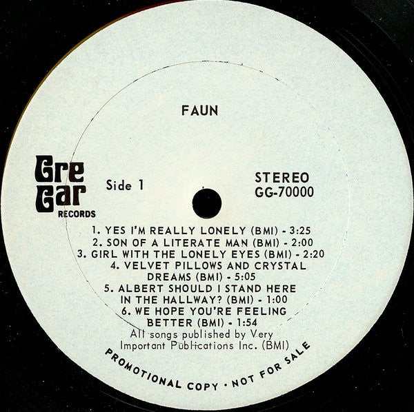 Faun (10) : Faun (LP, Album, Promo)