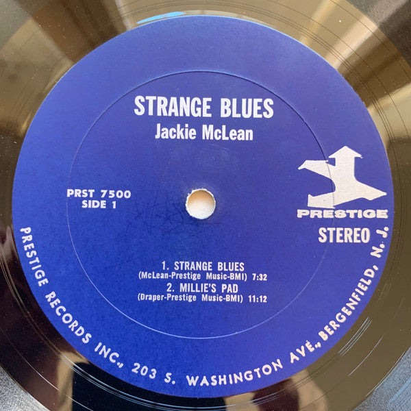 Jackie McLean : Strange Blues (LP, Album, RM)