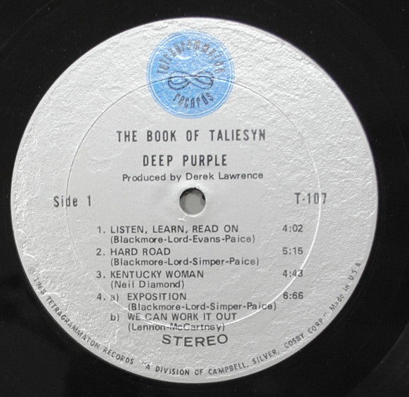 Deep Purple : The Book Of Taliesyn (LP, Album)